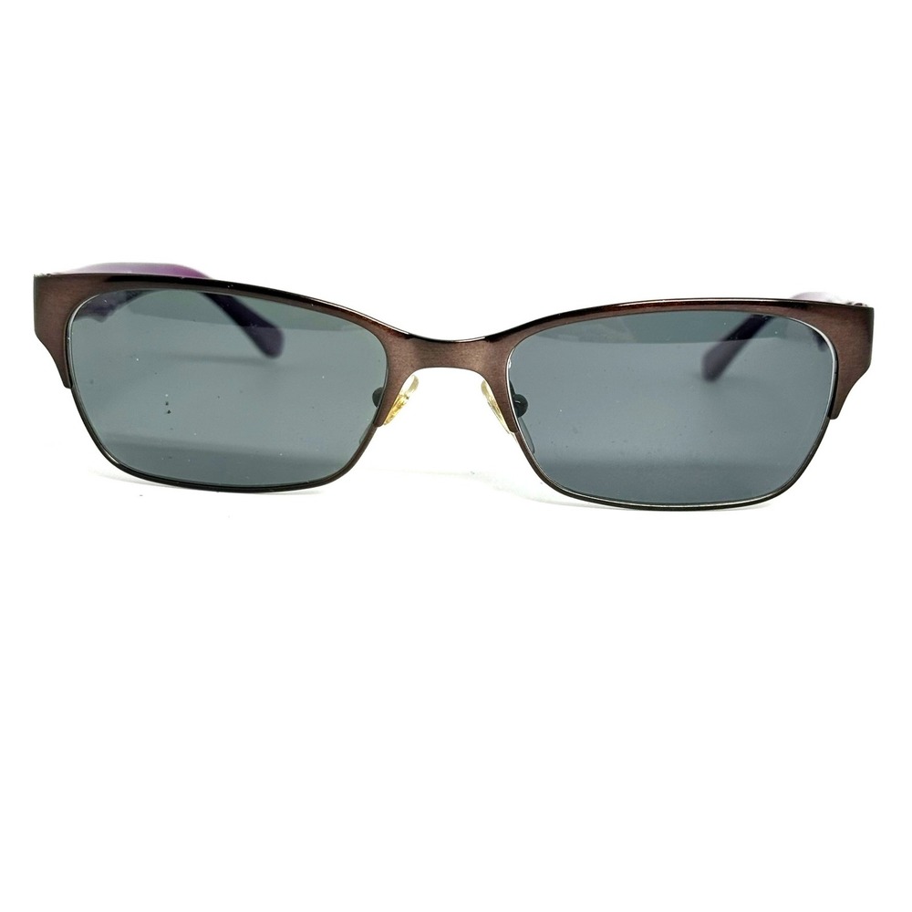 Vogue VO 3918 934 Brown Metallic Purple Rectangular Sunglasses 52-17-135